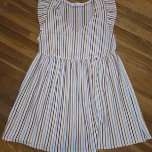 Ces Femme Womens Babydoll Top Size S Y2K Boho Country Flutter Sleeve